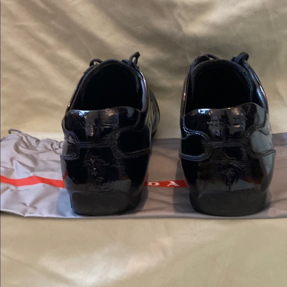 Men's Black Patent Leather Prada Shoes US 10 Prada 9 - Picture 3 of 8